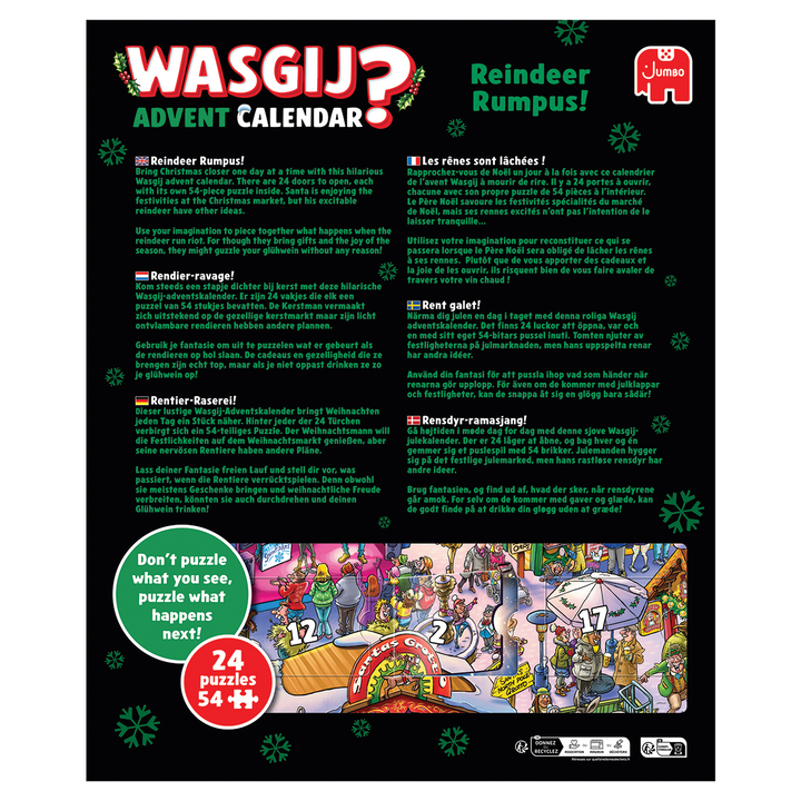 Wasgij Christmas Advent Calendar Puzzle 2025