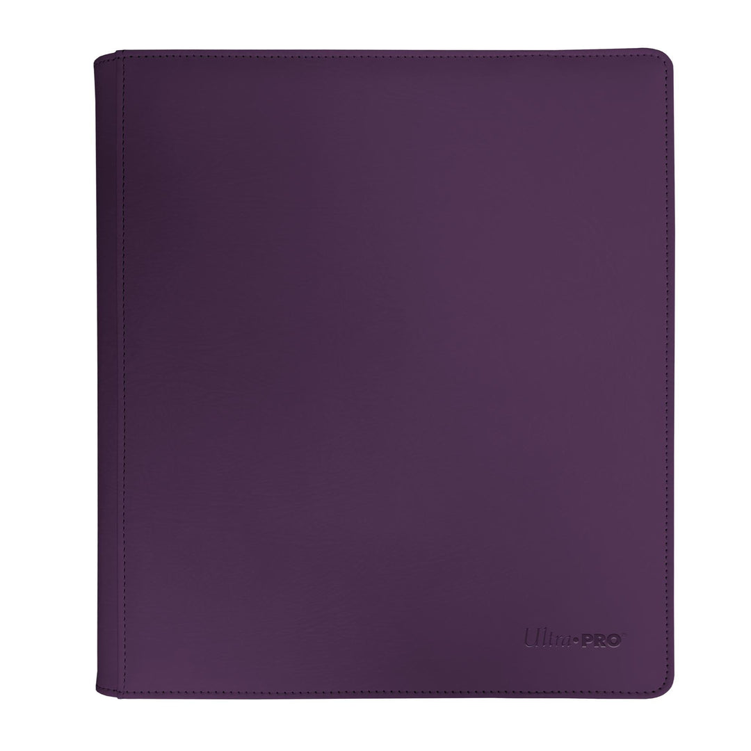 Vivid 12-Pocket Zippered PRO-Binder - Midnight Plum (Ultra PRO)
