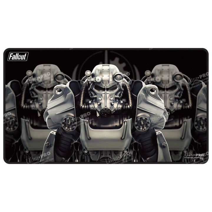 Fallout - Brotherhood of Steel Black Stitched Edge Playmat for Tabletop Gaming (Ultra PRO)