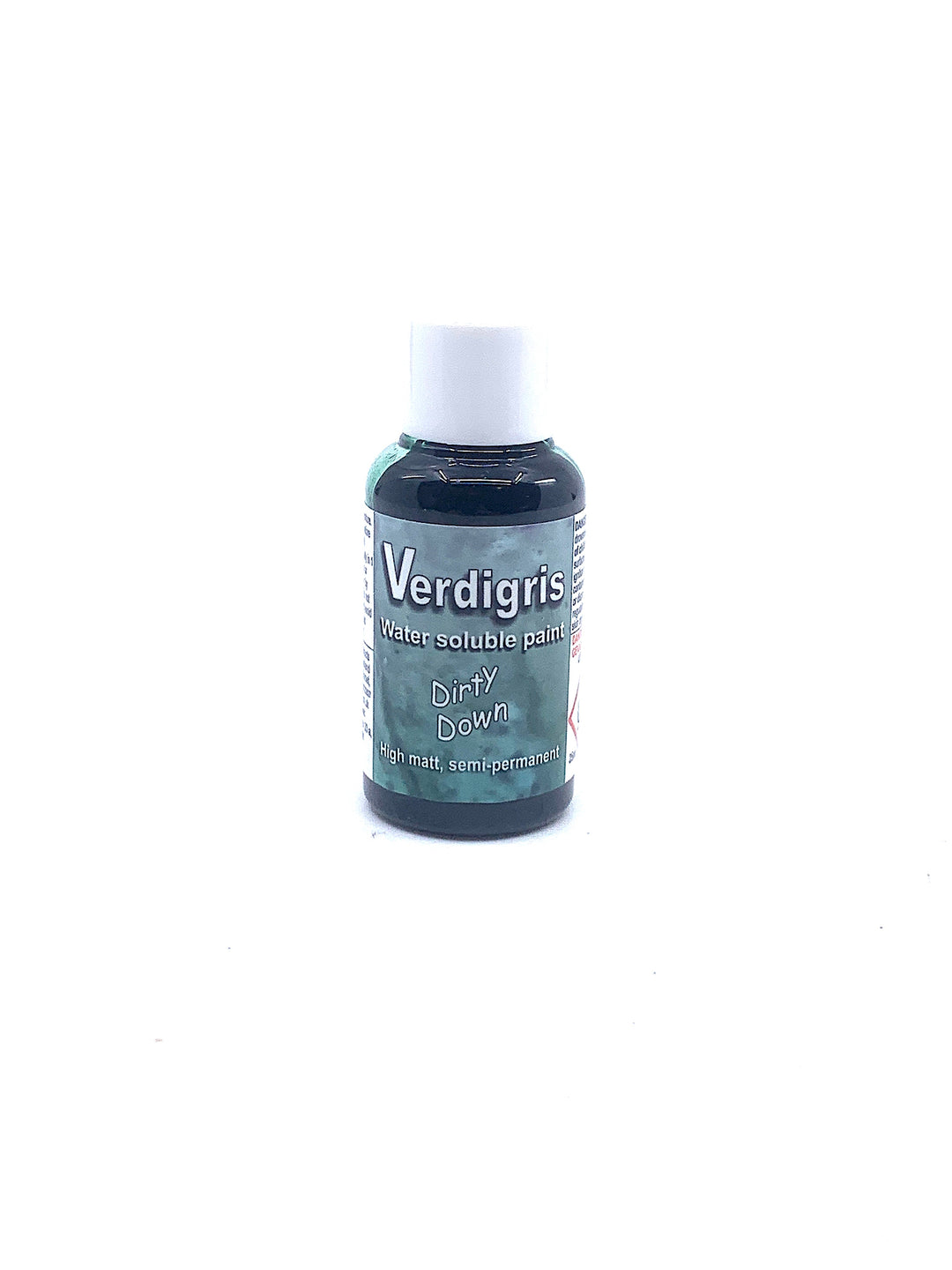 Dirty Down: Water Soluble Paint - Verdigris Effect (25ml pot)