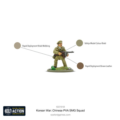 Bolt Action: Korean War - Chinese PVA SMG squad