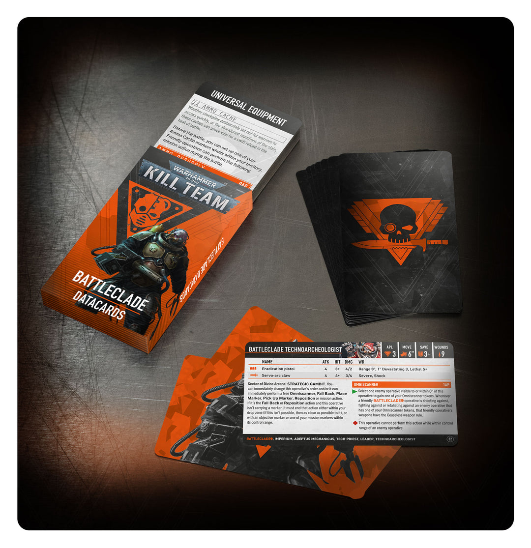 Warhammer 40,000: Kill Team - Battleclade Datacards