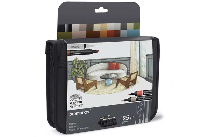 Winsor & Newton Promarker Set: Interiors