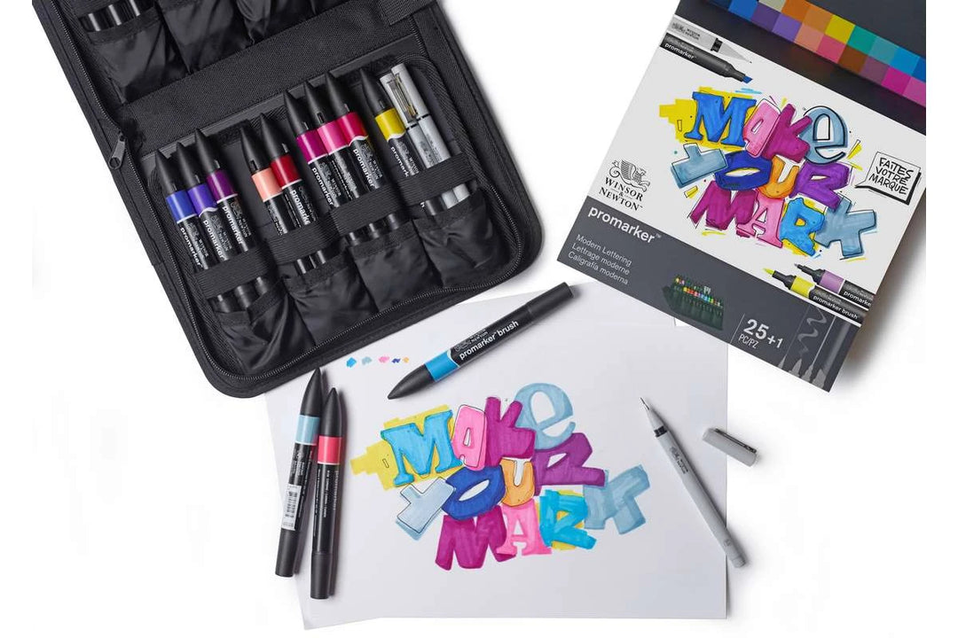 Winsor & Newton Promarker Set: Modern Lettering