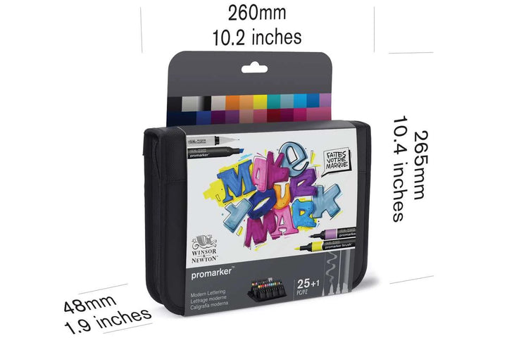 Winsor & Newton Promarker Set: Modern Lettering