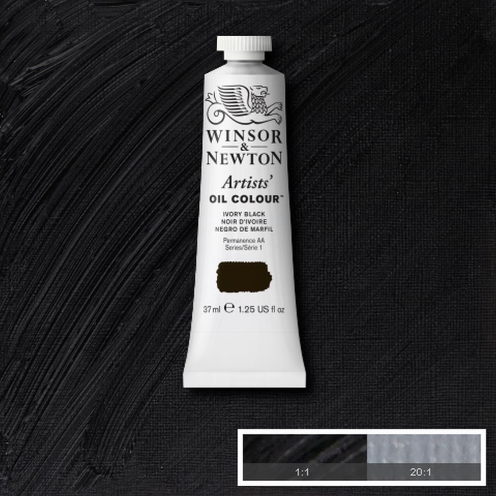 Winsor & Newton Artists' Oil Colour - Ivory Black