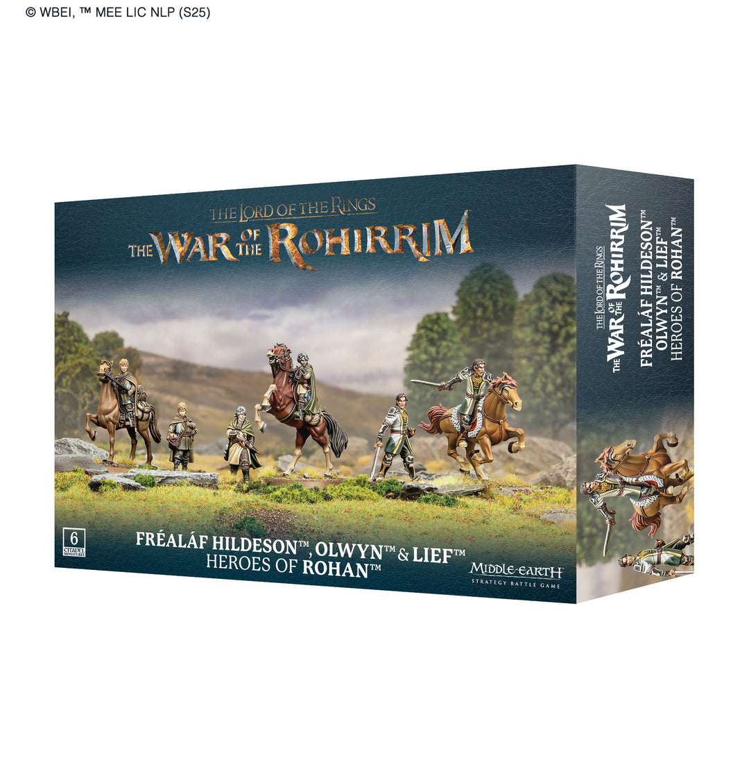 Middle-Earth Strategy Battle Game: Fréaláf Hildeson, Olwyn™ & Lief, Heroes of Rohan