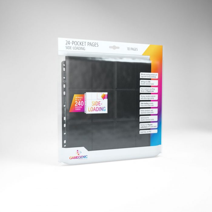 Gamegenic 24-Pocket Pages Side-Loading (10 pages bag)