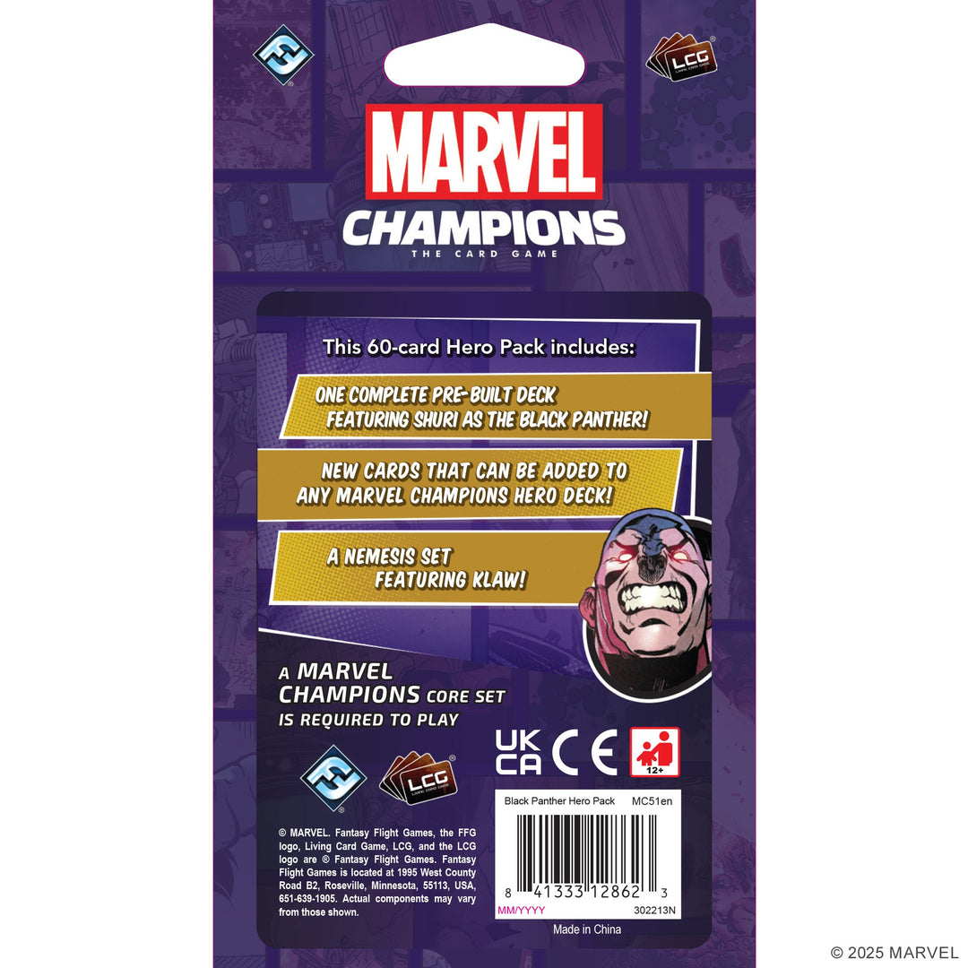 Marvel Champions: The Card Game – Black Panther Hero Pack