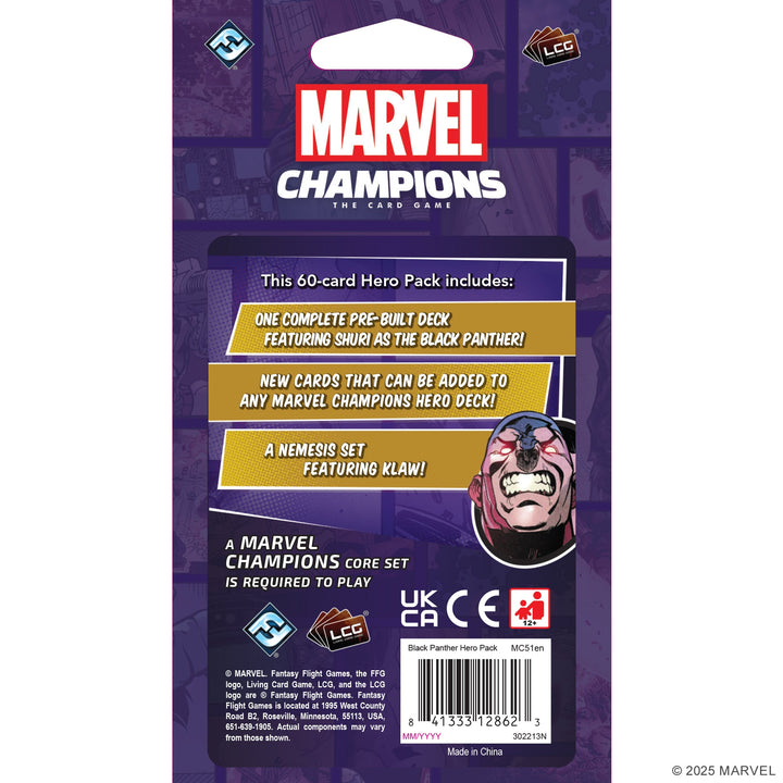 Marvel Champions: The Card Game – Black Panther Hero Pack