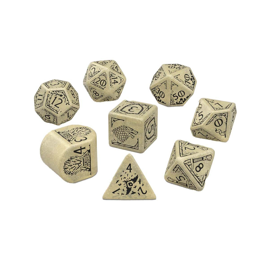 Game of Thrones: Stark 7-die Dice Set (Q-Workshop)