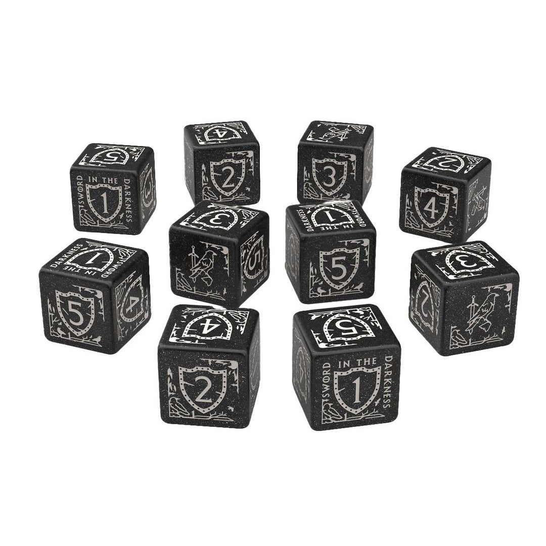 Game of Thrones: Night's Watch 10x D6 Dice Set (Q-Workshop)