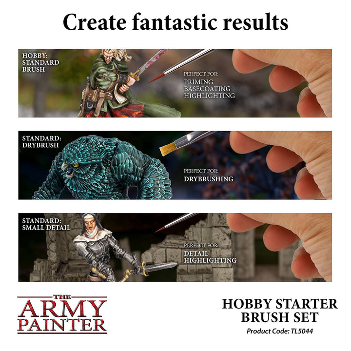 Hobby Starter Brush Set (The Army Painter) (TL5044P)