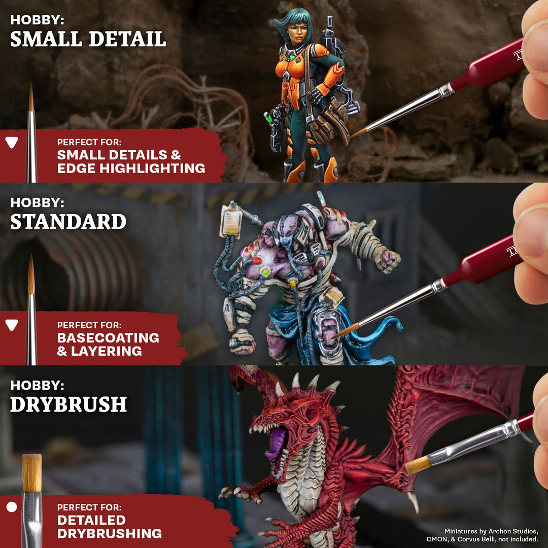 Hobby Starter Brush Set (The Army Painter) (TL5067P)