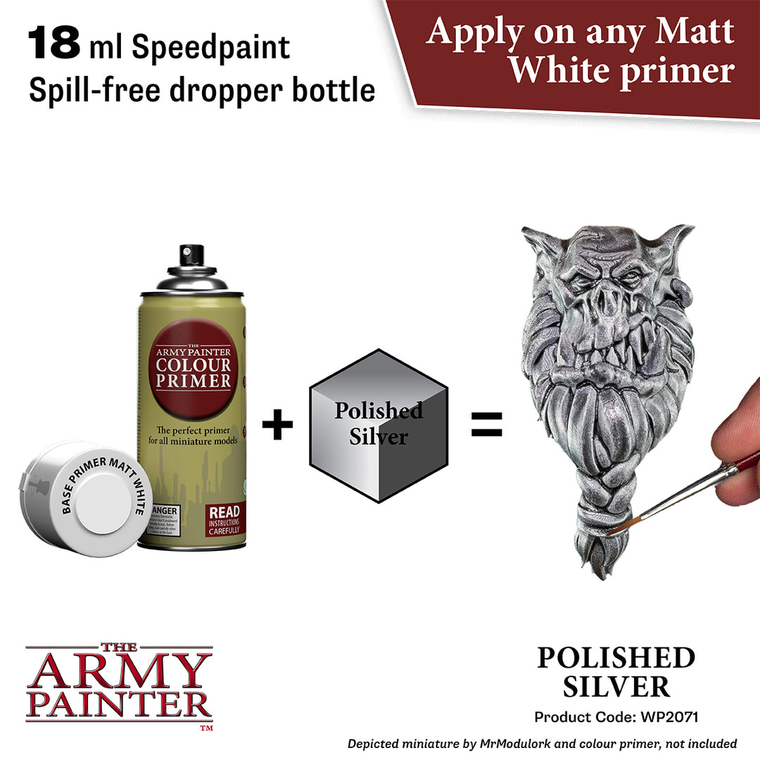 Speedpaint 2.0: Polished Silver (The Army Painter) (WP2071) (80)