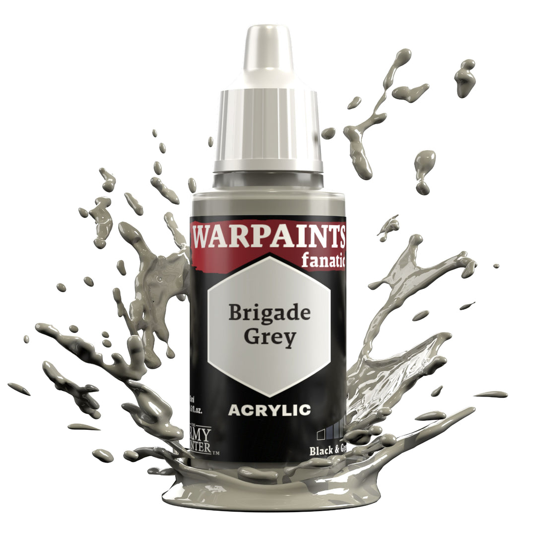 Warpaints Fanatic: Brigade Grey (The Army Painter) (WP3006P) (6)