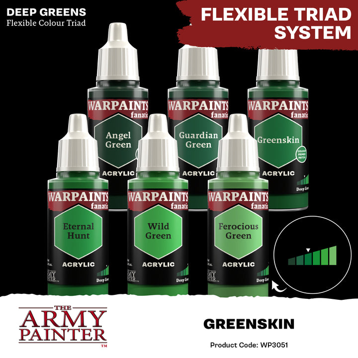 Warpaints Fanatic: Greenskin (The Army Painter) (WP3051P) (51)