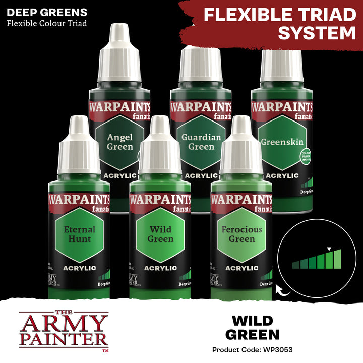 Warpaints Fanatic: Wild Green (The Army Painter) (WP3053P) (53)