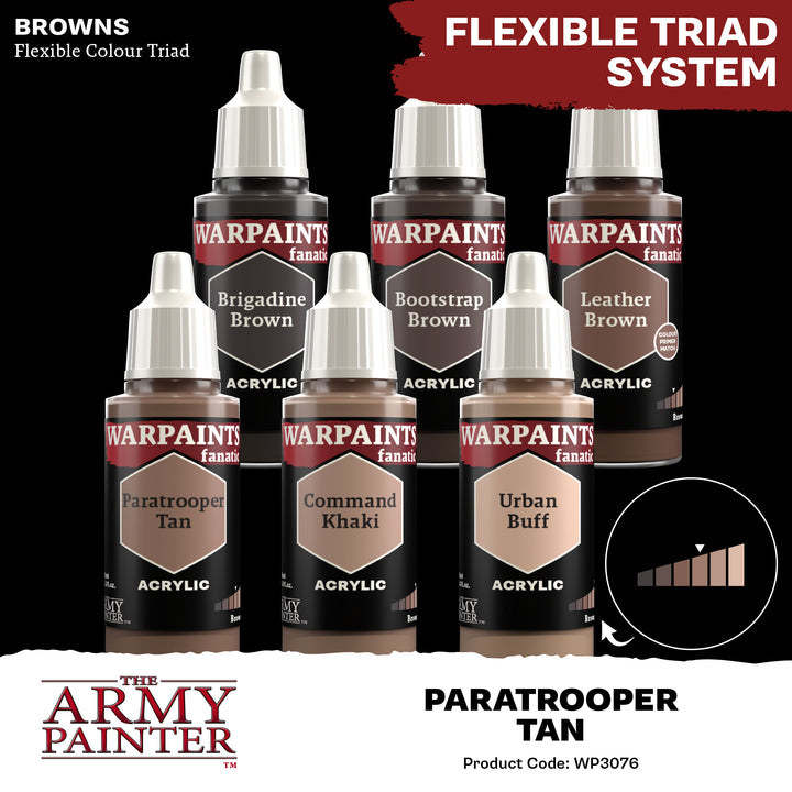 Warpaints Fanatic: Paratrooper Tan (The Army Painter) (WP3076P) (76)