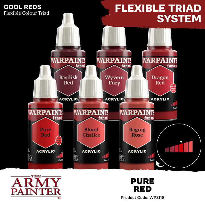 Warpaints Fanatic: Pure Red (The Army Painter) (WP3118P) (118)
