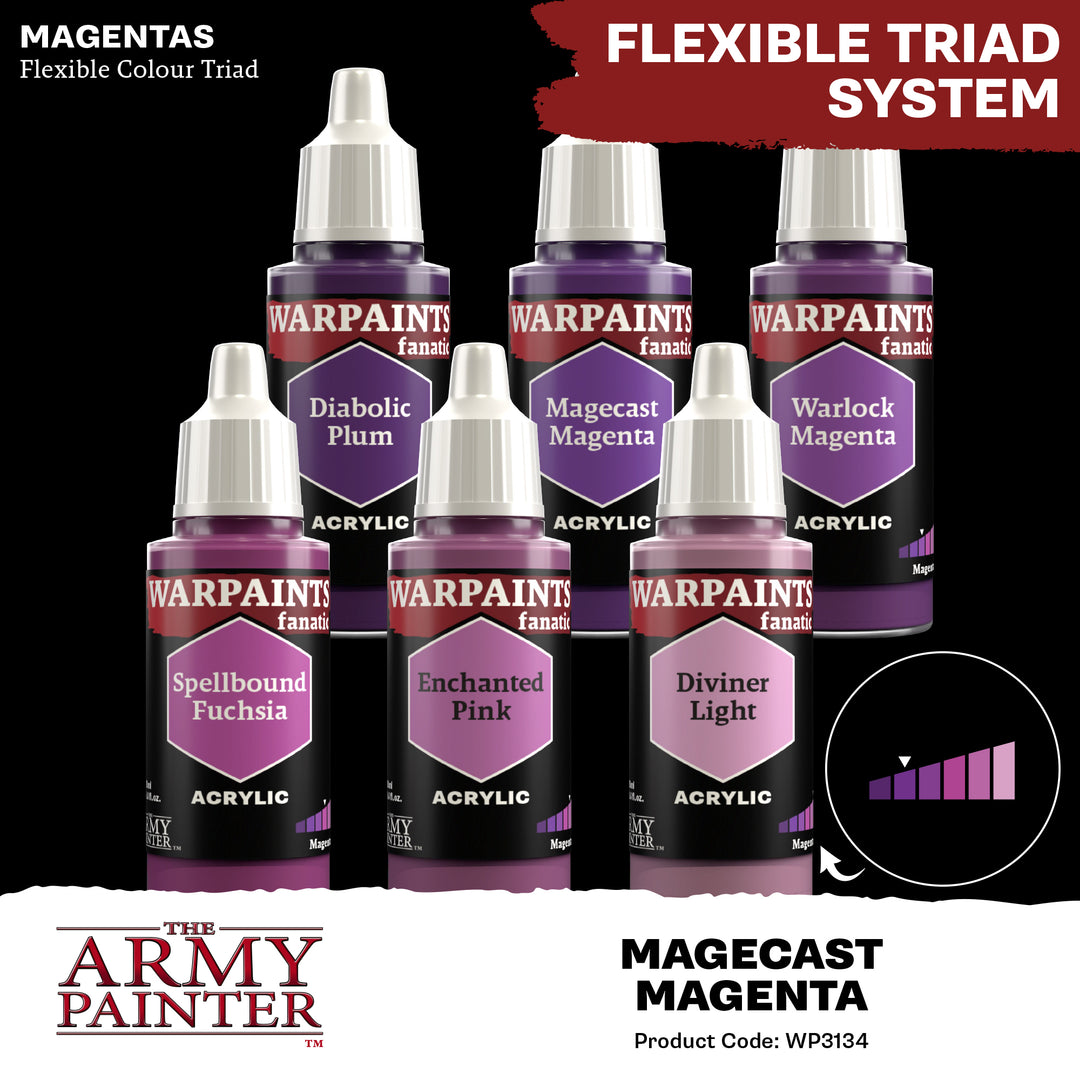 Warpaints Fanatic: Magecast Magenta (The Army Painter) (WP3134P) (134)
