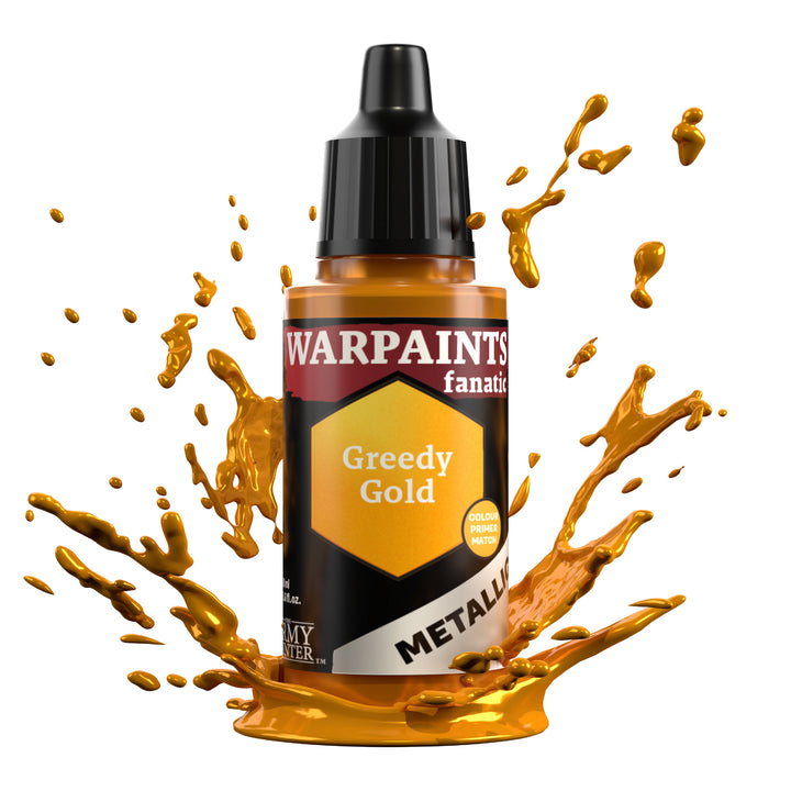 Warpaints Fanatic Metallic: Greedy Gold (The Army Painter) (WP3188P) (188)