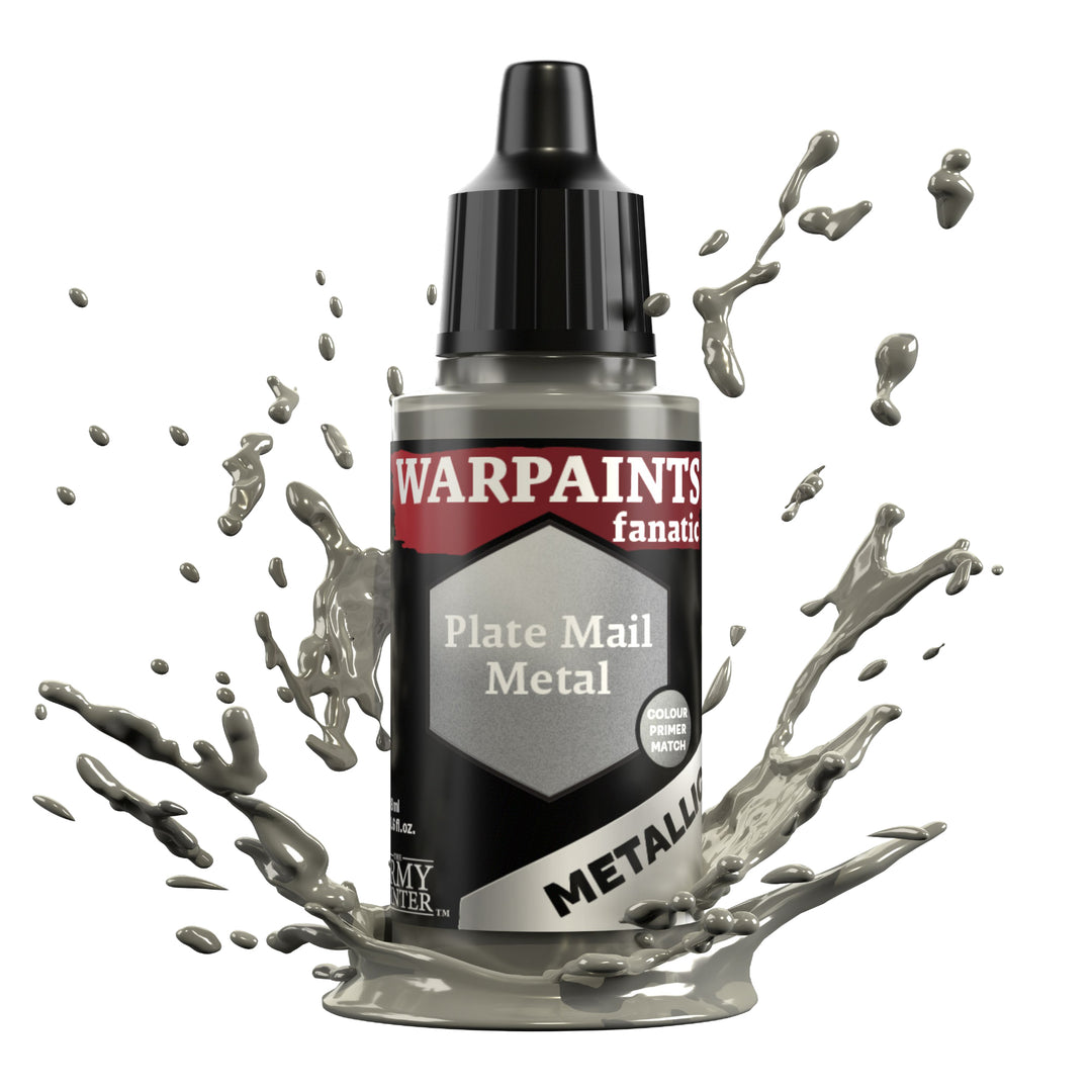 Warpaints Fanatic Metallic: Plate Mail Metal (The Army Painter) (WP3192P) (192)