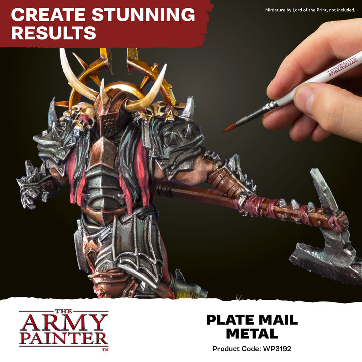 Warpaints Fanatic Metallic: Plate Mail Metal (The Army Painter) (WP3192P) (192)