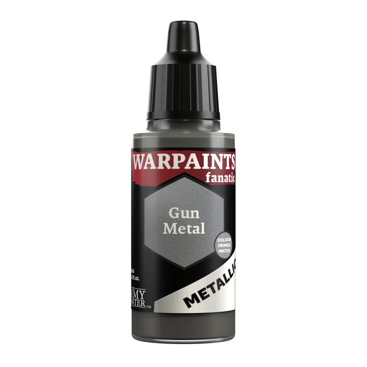 Warpaints Fanatic Metallic: Gun Metal (The Army Painter) (WP3193P) (193)