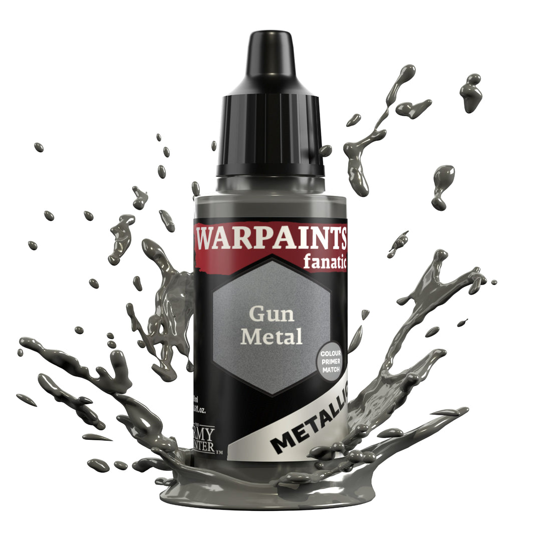 Warpaints Fanatic Metallic: Gun Metal (The Army Painter) (WP3193P) (193)