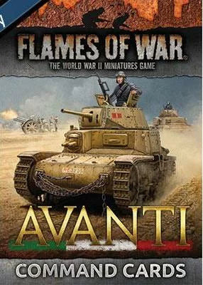 Flames of War: Avanti Command Cards (Mid War x36 Cards) (FW244C)