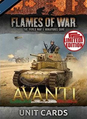Flames of War: Avanti Unit Cards (Mid War x21 Cards) (FW244U)