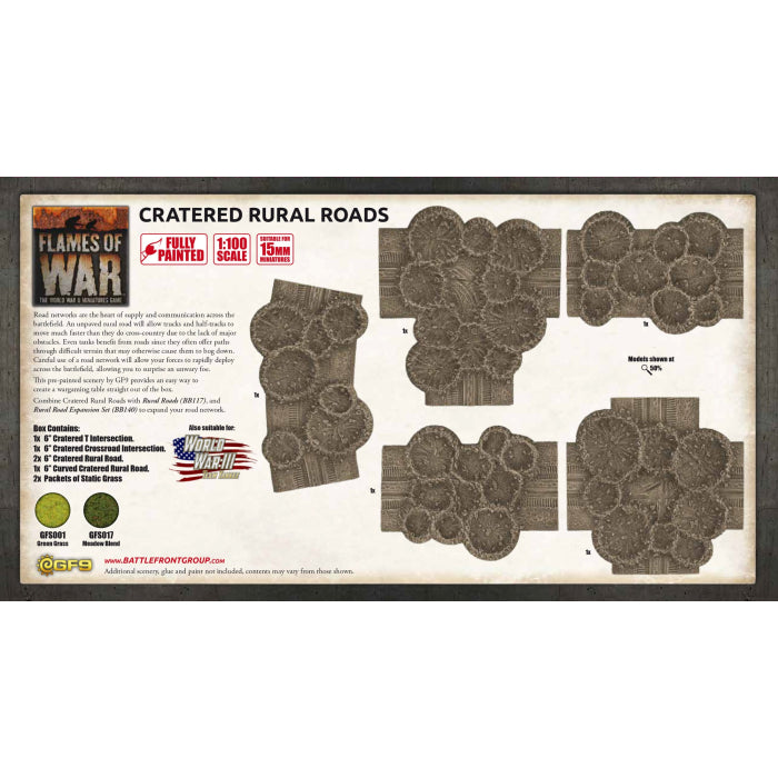 Battlefield in a Box: Cratered Rural Roads (BB143)
