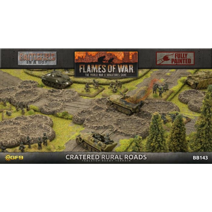Battlefield in a Box: Cratered Rural Roads (BB143)