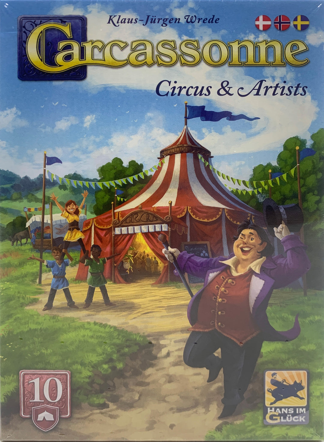 Carcassonne: Expansion 10 Circus & Artists (2025) (nordisk)