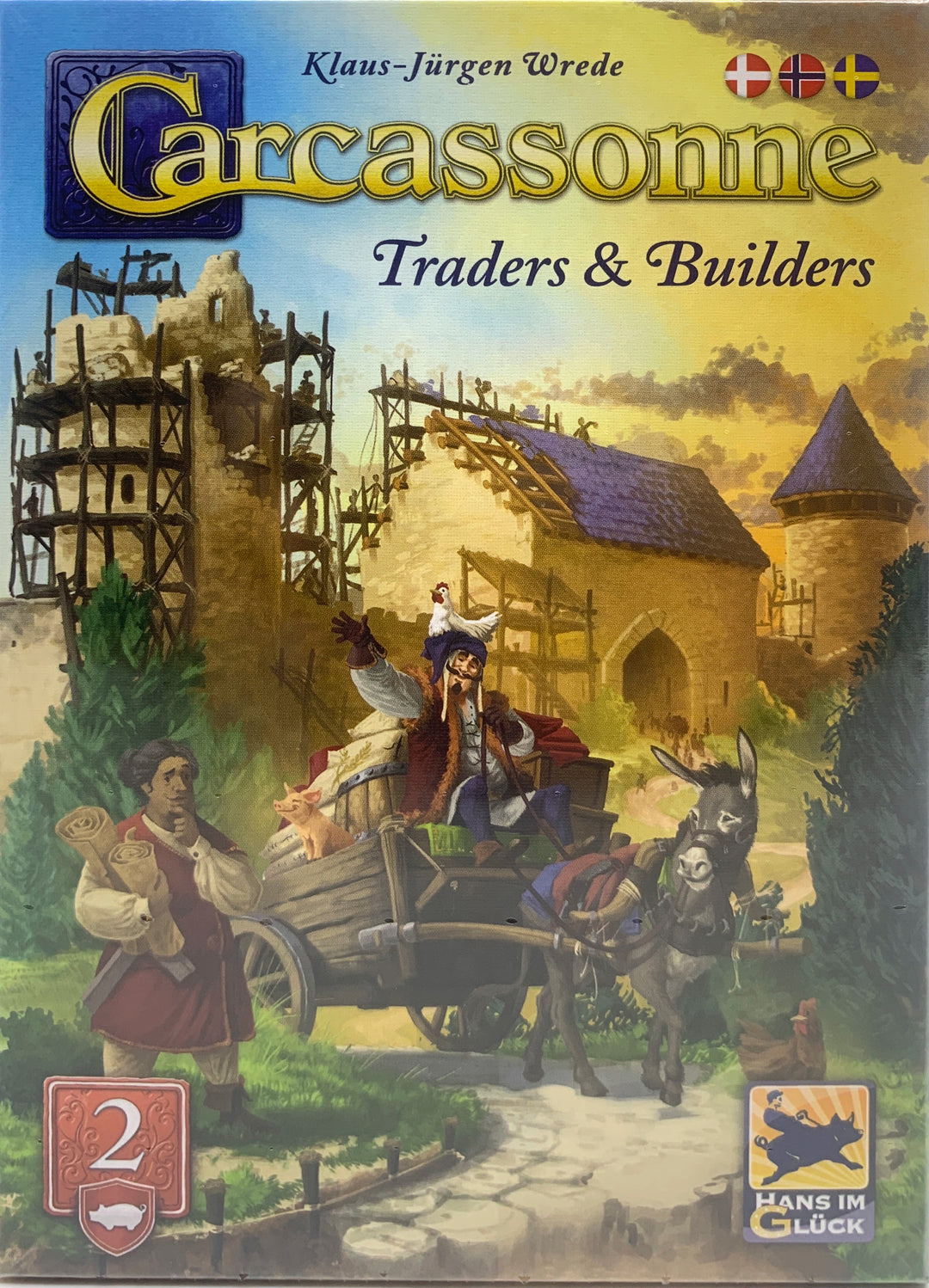 Carcassonne: Expansion 2 Traders & Builders (2025) (nordisk)