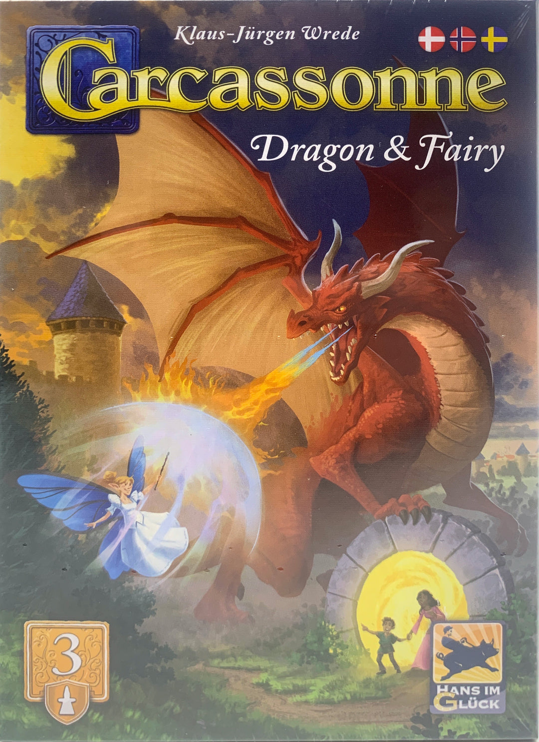 Carcassonne: Expansion 3 Dragon & Fairy (2025) (nordisk)