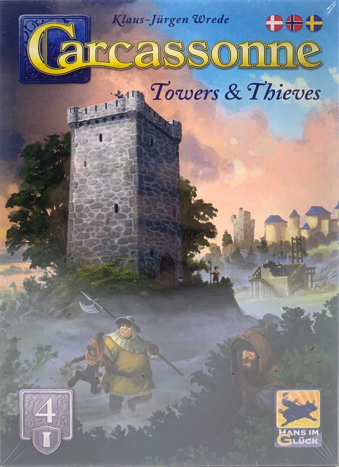 Carcassonne: Expansion 4 Towers & Thieves (2025) (nordisk)