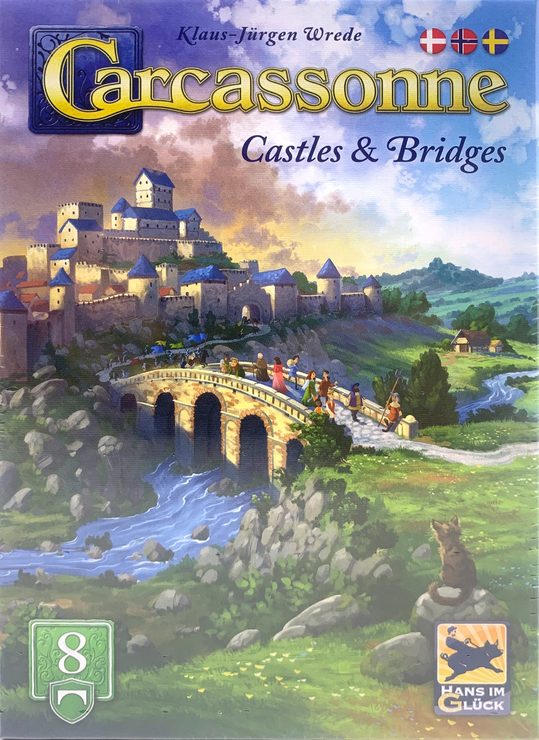 Carcassonne: Expansion 8 Castles & Bridges (2025) (nordisk)
