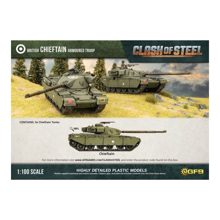 Clas of Steel: Chieftain Armoured Troop (CSB10)