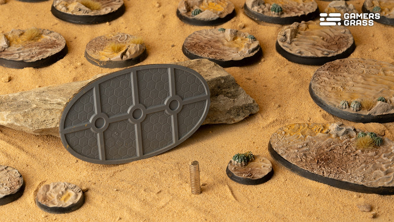 GamersGrass Deserts of Maahl Bases, Oval 90mm (x2)