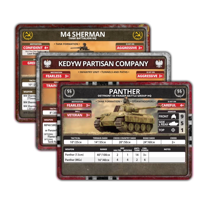 Flames of War: Bagration - Reinforcement Unit Cards (FW277U)