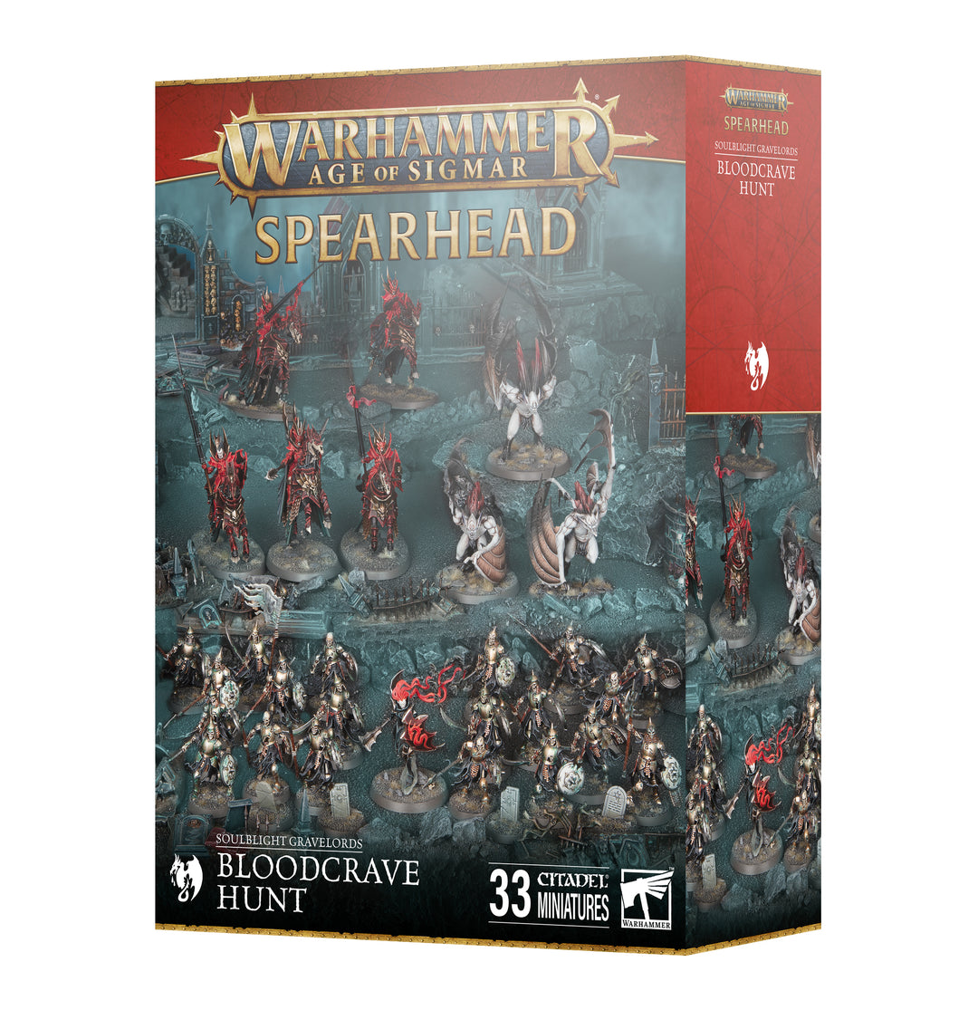 Warhammer Age of Sigmar: Soulblight Gravelords Bloodcrave Hunt - Spearhead