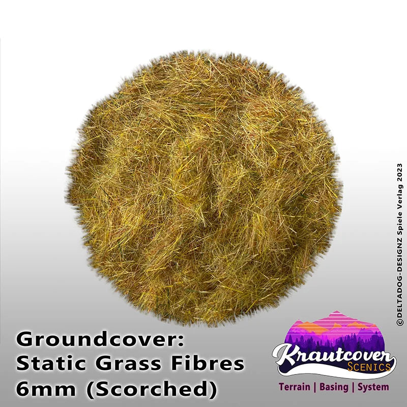 Krautcover: Groundcover - Static Grass Scorched 6mm (140ml)