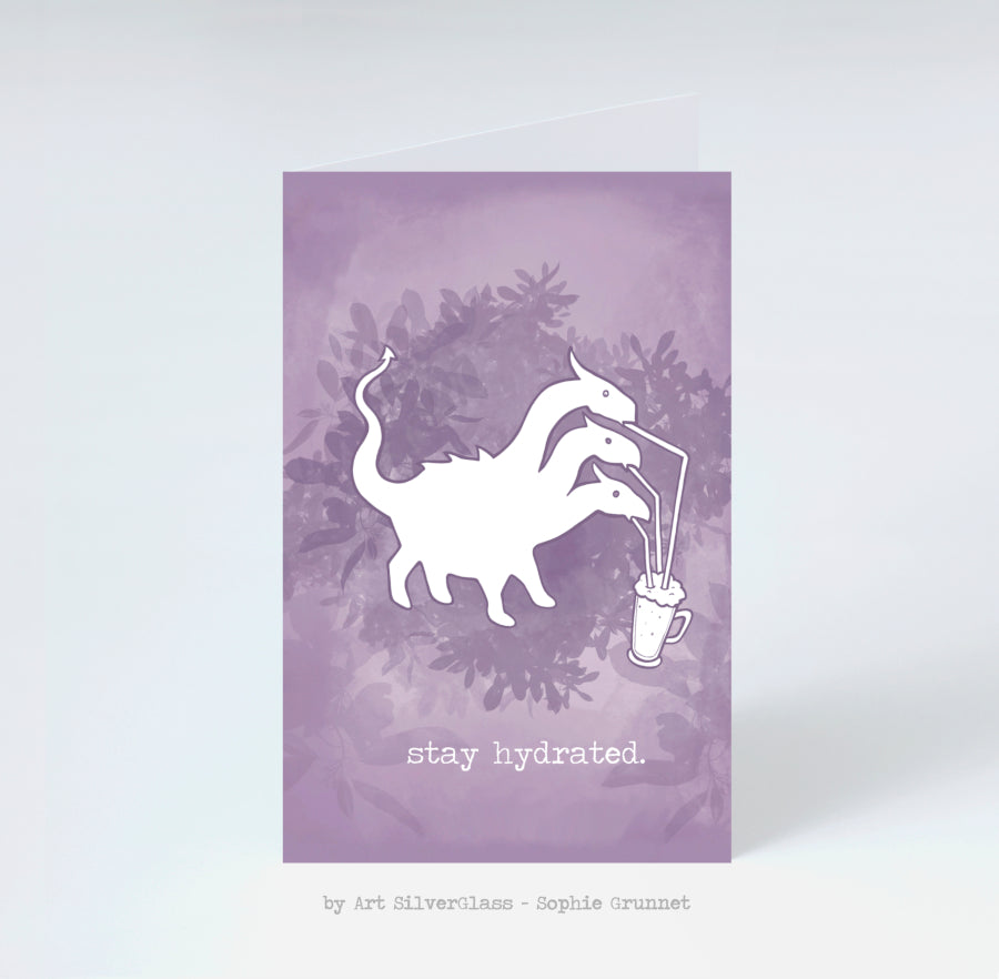 Greeting Card: Stay hydrated