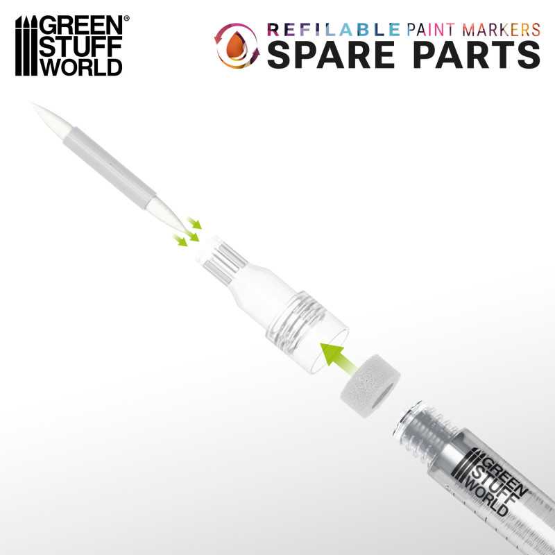 Refills for refillable marker pens, size 2 (Green Stuff World)