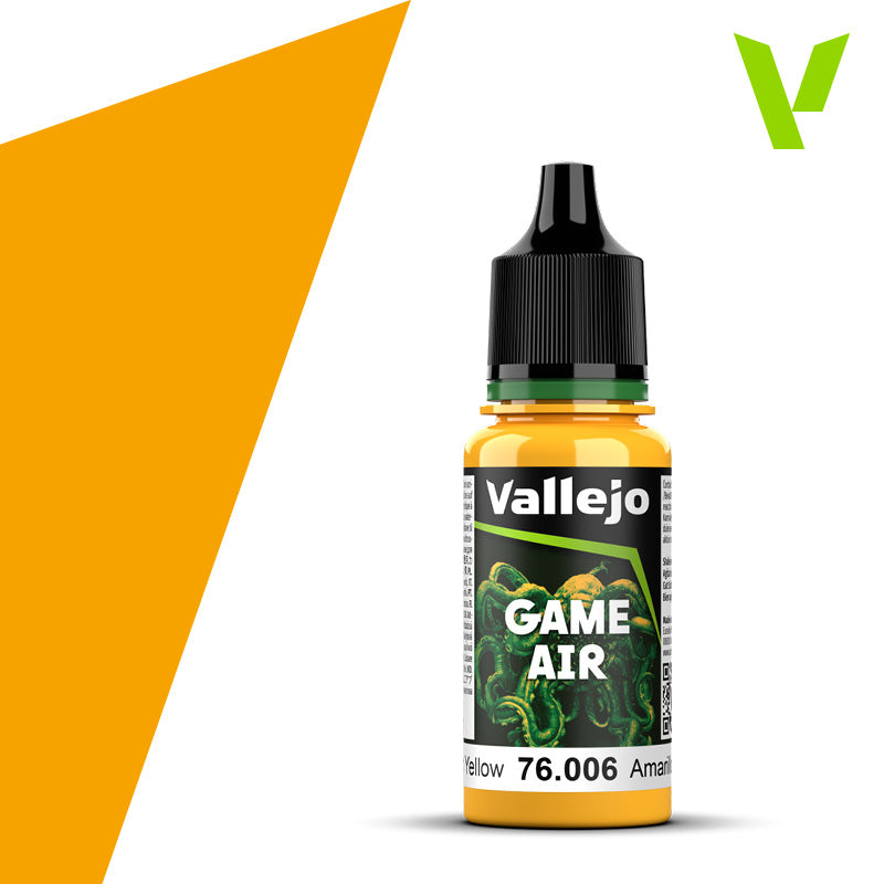 Vallejo Game Air: Sun Yellow (76.006) (10)