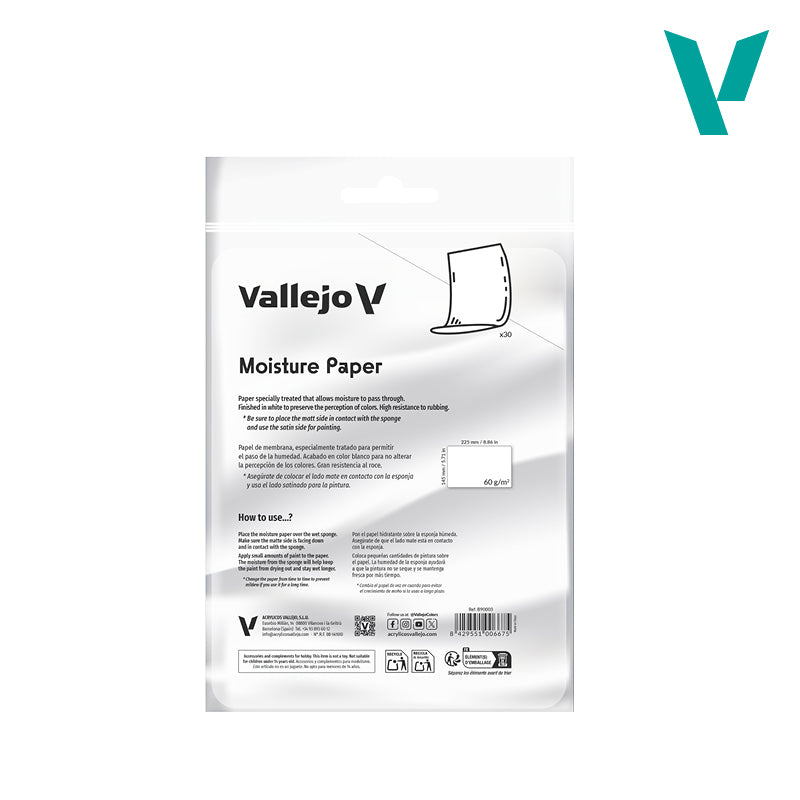 Vallejo Moisture Paper (B90003)