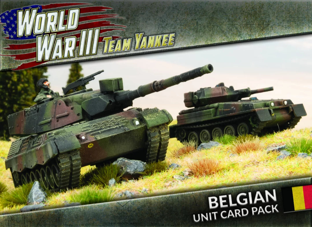 World War III: Team Yankee - Belgian Unit Card Pack (33x Cards) (WW3-09B)