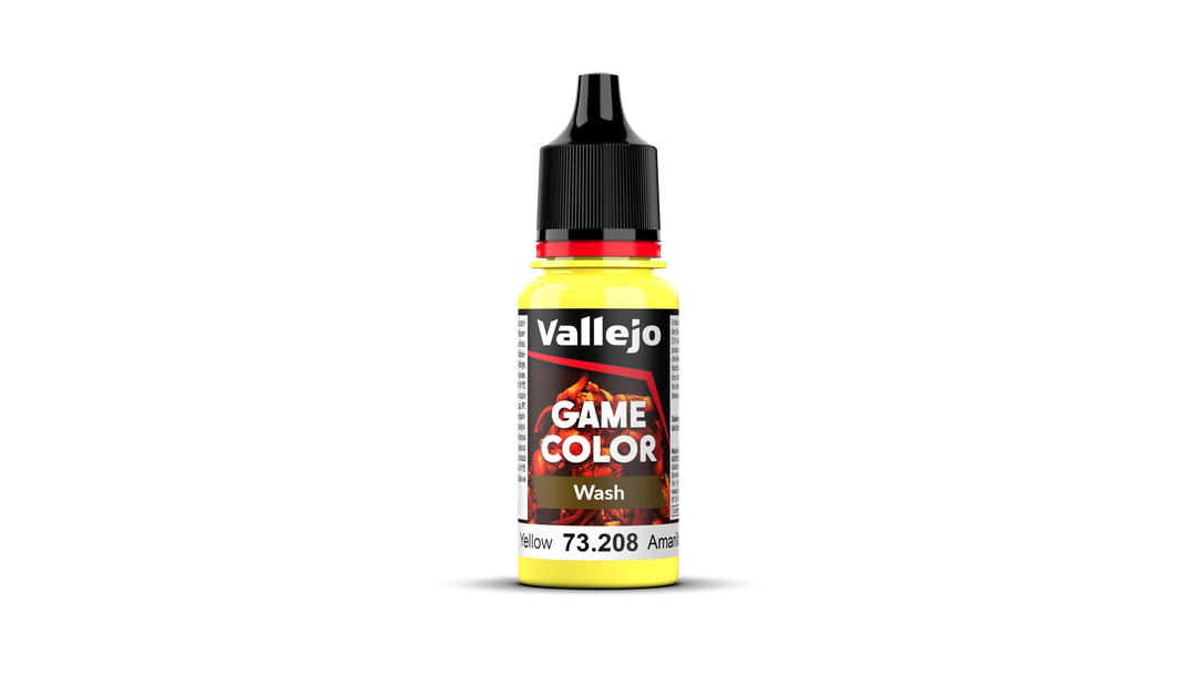 Vallejo Game Color Wash: Yellow (73.208) (81)